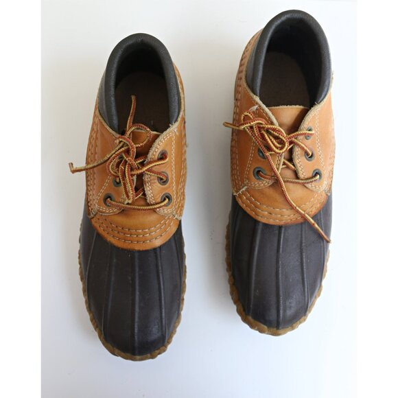 1980's Vintage L.L. Bean Short Duck Boots ~ Women's Size 6 ~ Lower Top ~ Ankle - Picture 4 of 9